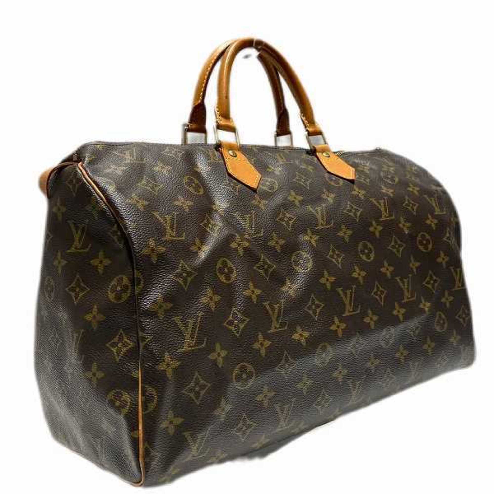 Louis Vuitton Monogram Speedy 40 M41522 Bag Boston Men Women