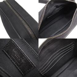 Saint Laurent SAINT LAURENT Shoulder Bag Nylon/Leather Black Ladies