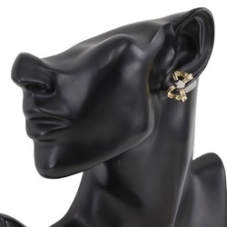 Tiffany & Co. Earrings, Pt950 Platinum x K18 Yellow Gold Diamond, approx. 12.4g, Women's, I120124015