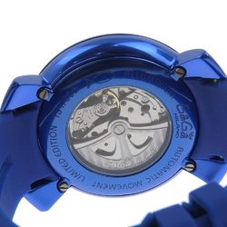 Gaga Milano Manuale 48 Watch Brazil World Cup 2014 Limited Edition 300 5070 Rubber x Aluminium Blue Automatic Green Dial Manure Men's I162823032
