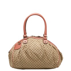 Gucci Diamante Sookie Handbag Shoulder Bag 2WAY 223974 Beige Pink Canvas Leather Ladies GUCCI