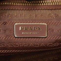 Prada Bow Tote Bag Handbag Black Nylon Leather Women's PRADA