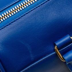 Saint Laurent Baby Duffle Handbag Shoulder Bag 330958 Blue Leather Women's SAINT LAURENT