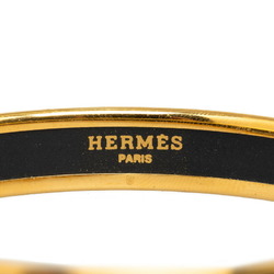 Hermes enamel bangle orange gold plated ladies HERMES