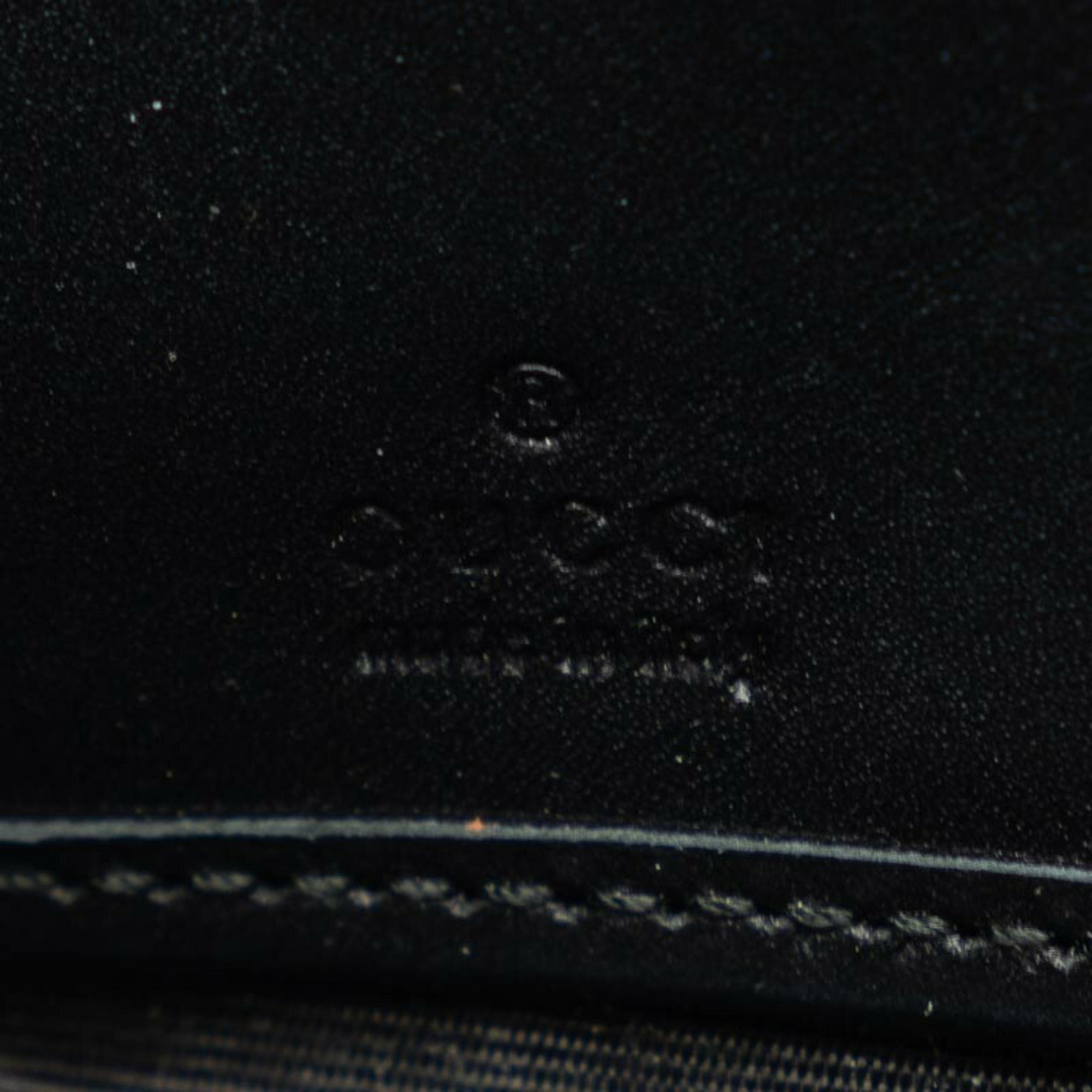 Gucci GG Kaleido Round Long Wallet 411766 Beige Black PVC Leather Women's GUCCI