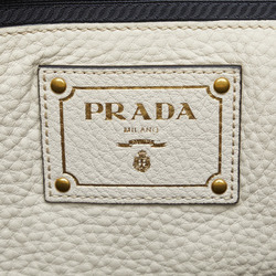 Prada Handbag Shoulder Bag BN2673 White Leather Women's PRADA