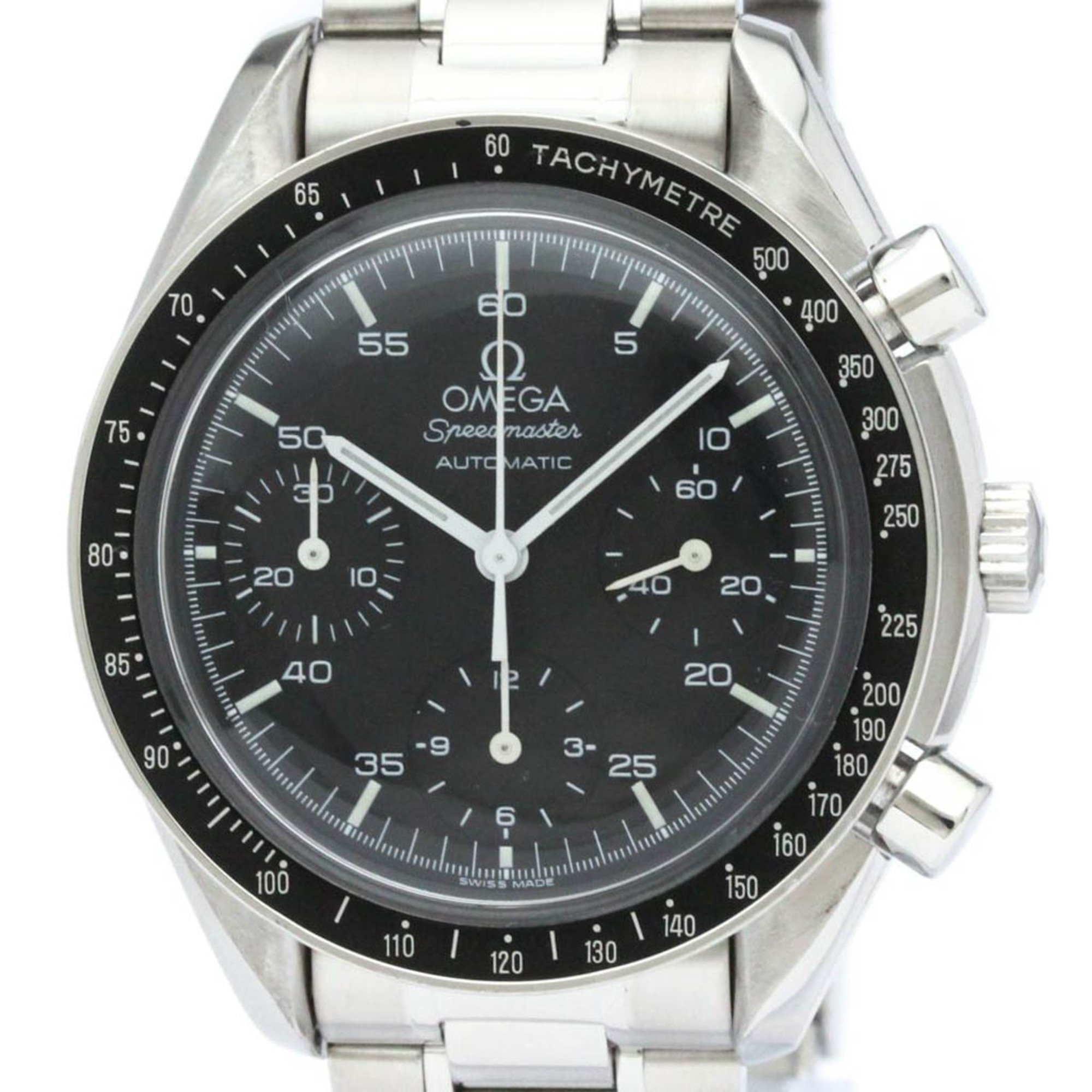 Polished OMEGA Speedmaster Automatic Steel Mens Watch 3510.50 BF565467