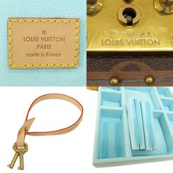 Louis Vuitton M10171 Coffret Jewelry Monogram Blue Lagoon Case Canvas Metal Ladies LOUIS VUITTON