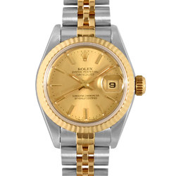 Rolex ROLEX 69173 Datejust W watch automatic winding champagne dial ladies