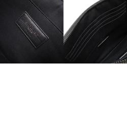 Saint Laurent SAINT LAURENT clutch bag embossed leather black ladies