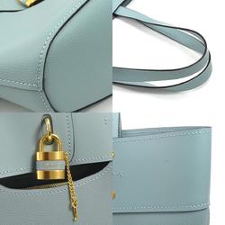 Chloé Chloe Shoulder Bag Leather Light Blue Women's