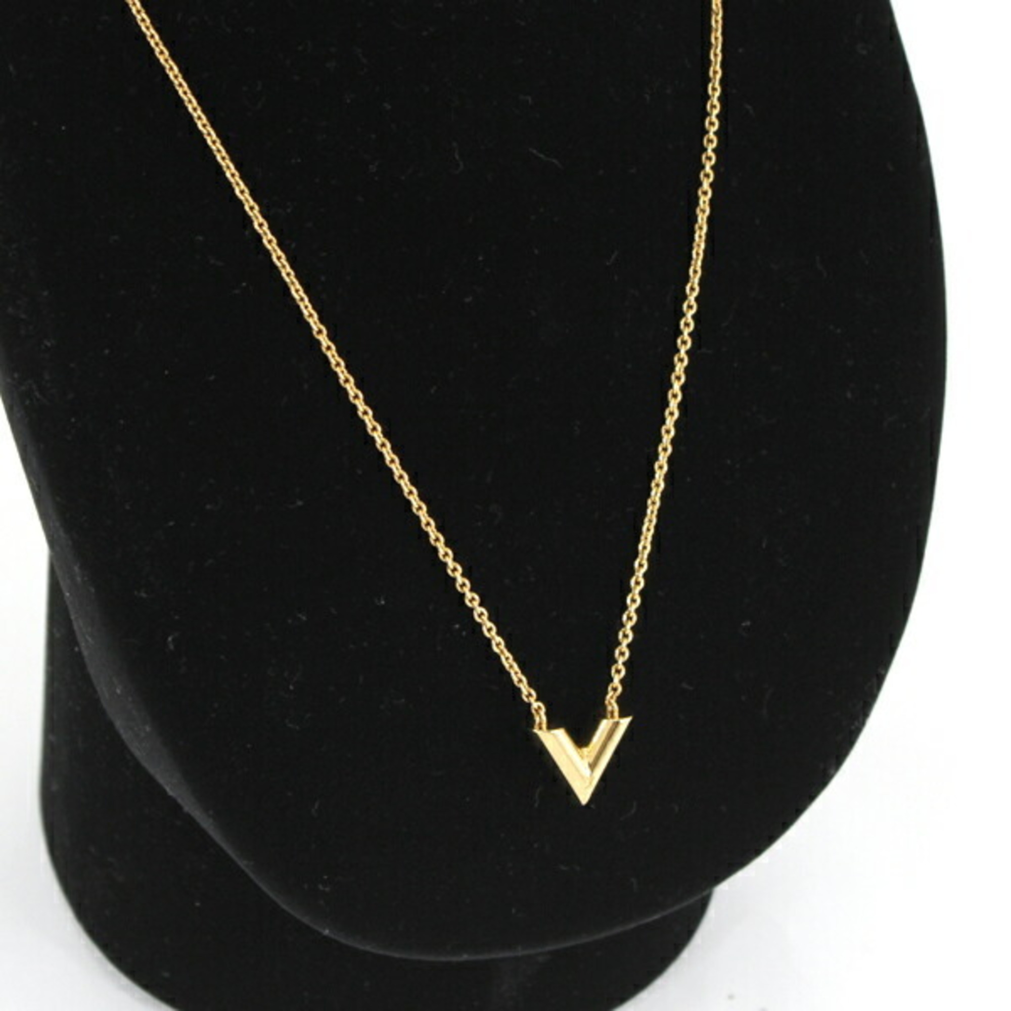 Louis Vuitton Necklace Essential V Women's Gold LV Top Chain M61083 LOUIS VUITTON T4989-r