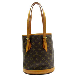 LOUIS VUITTON Shoulder Bag Monogram Bucket PM Canvas Brown Unisex M42238