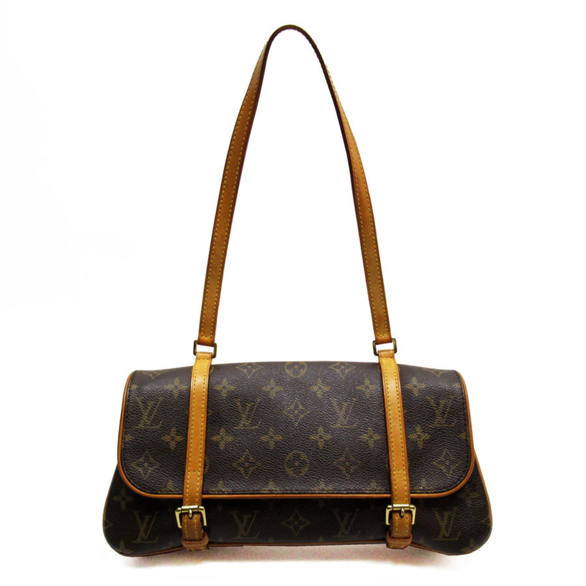 Louis Vuitton LOUIS VUITTON Shoulder Bag Monogram Marel Canvas Brown Women's M51157