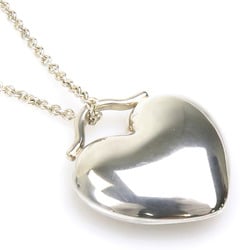 Tiffany TIFFANY&Co. Necklace Heart Lock 925 Silver Women's