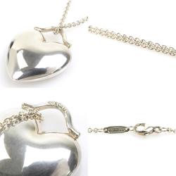 Tiffany TIFFANY&Co. Necklace Heart Lock 925 Silver Women's