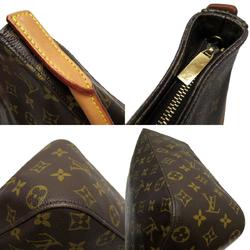 LOUIS VUITTON Shoulder Bag Monogram Looping GM Canvas Brown Women's M51145