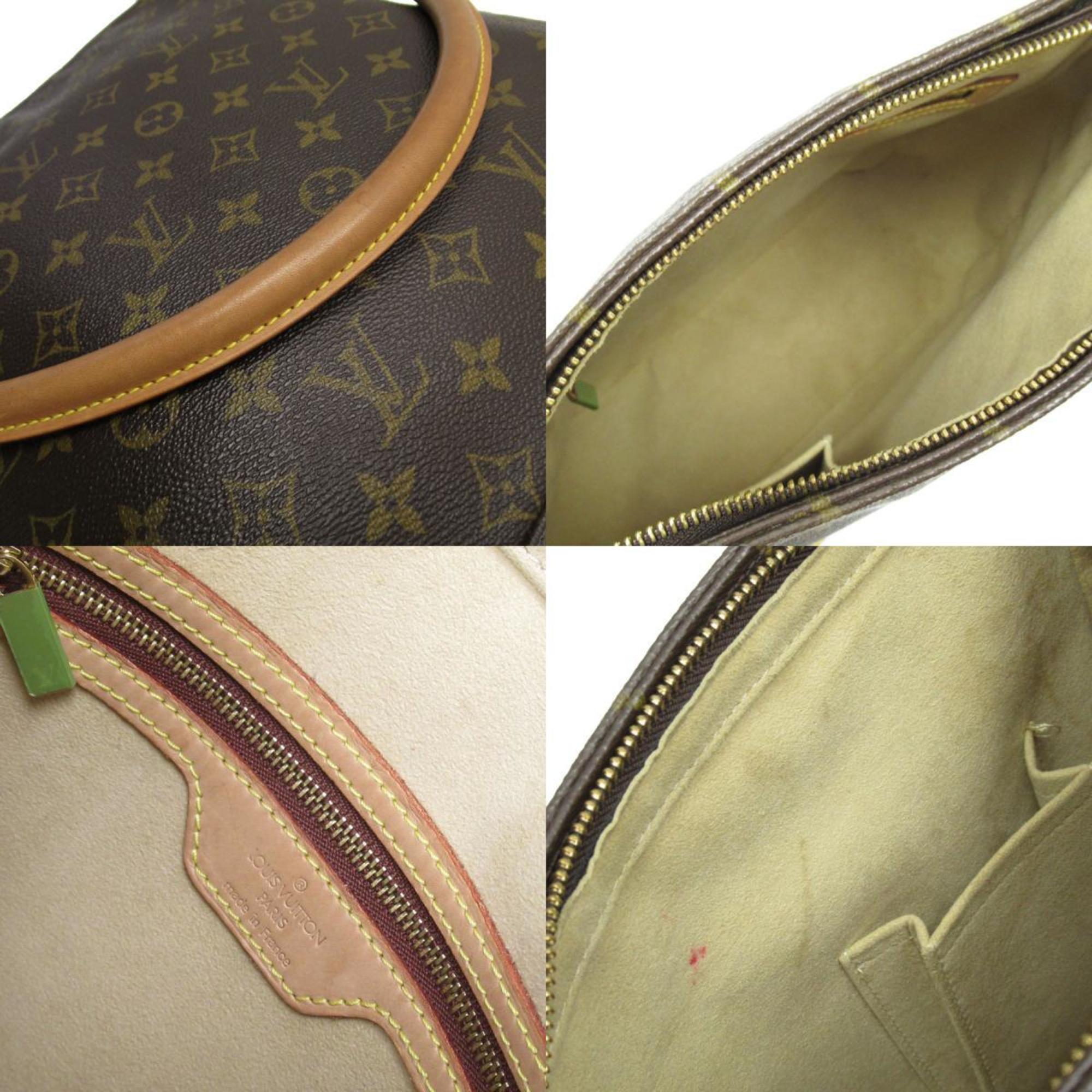 LOUIS VUITTON Shoulder Bag Monogram Looping GM Canvas Brown Women's M51145