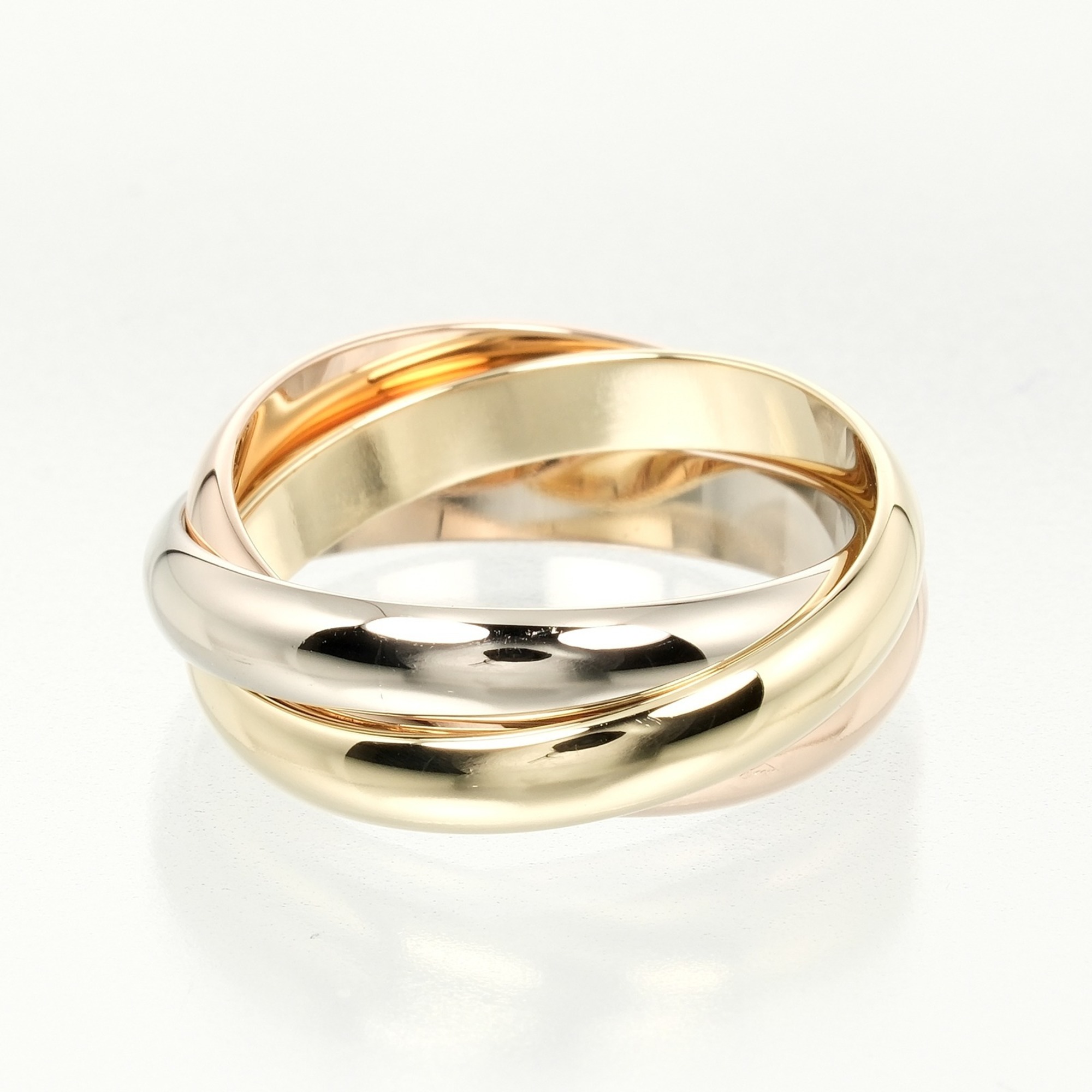 Cartier Trinity Ring, size 14, K18 gold, YG, PG, WG, approx. 8.61g, I122924041