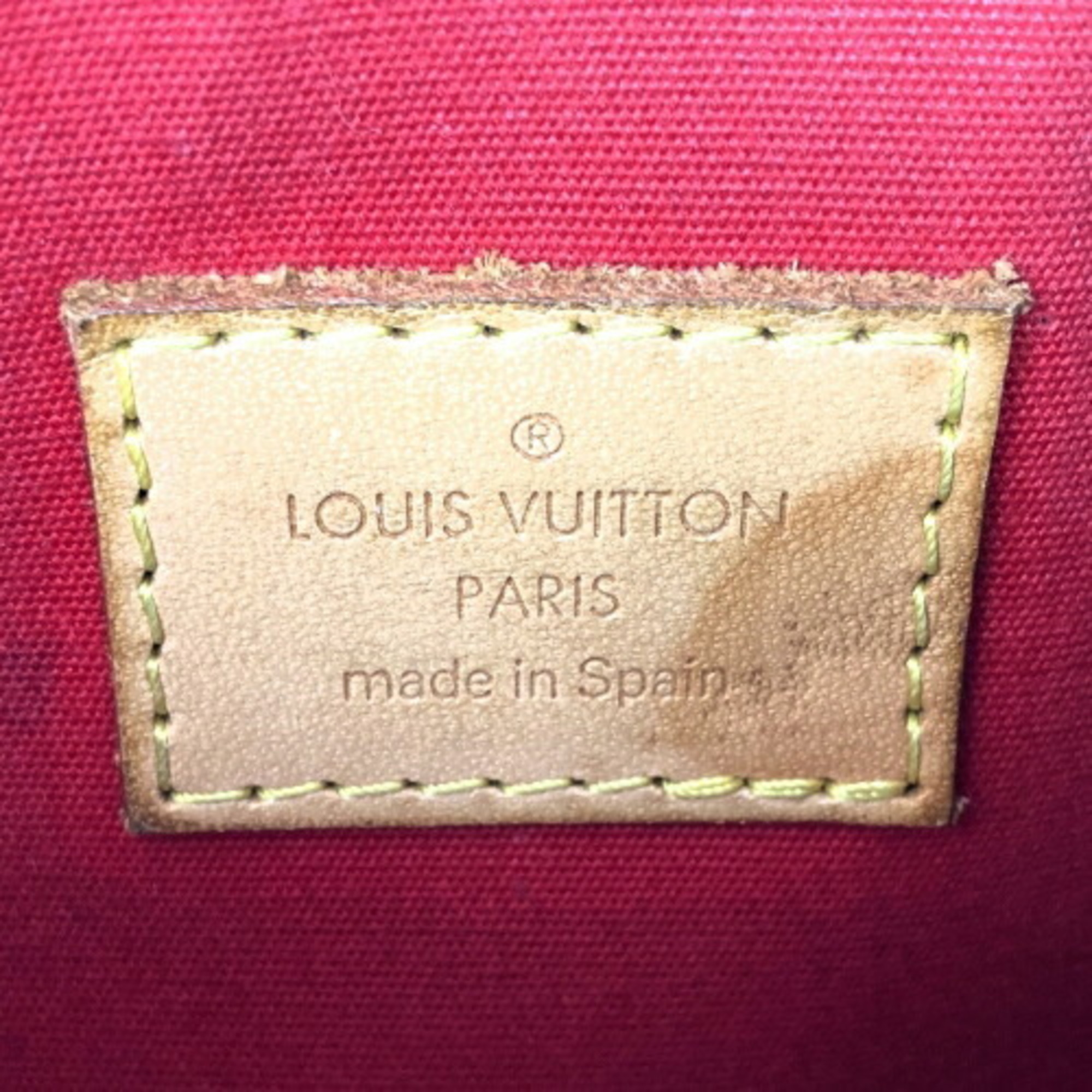 LOUIS VUITTON Mallory Square Vernis Shoulder Bag Handbag Red Women's M91295 USED ITWF52NJOT7R