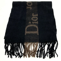 Christian Dior Scarf Black Wool Cashmere Blend Women's IT4Y1FOTL8P4