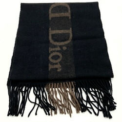 Christian Dior Scarf Black Wool Cashmere Blend Women's IT4Y1FOTL8P4