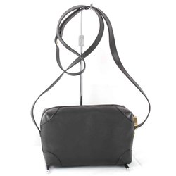 GUCCI Gucci Interlocking 07-37-5294 Shoulder Bag Leather Black Ladies