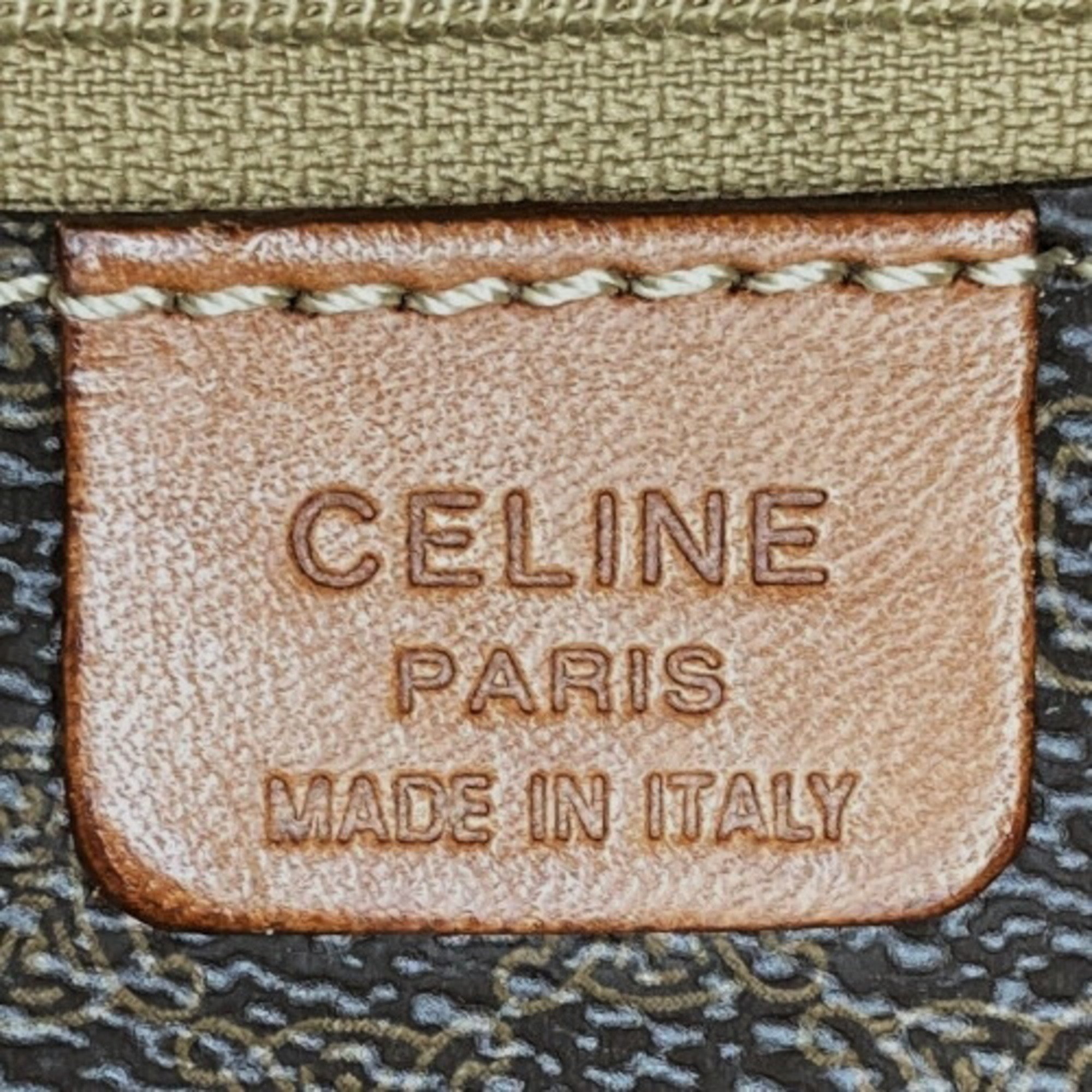 Celine Shoulder Bag Tote Width approx. 40cm Macadam Pattern Brown Ladies CELINE IT0O3BH8FNQS