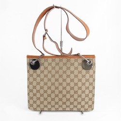 GUCCI 120841 200047 Shoulder bag GG canvas beige ladies