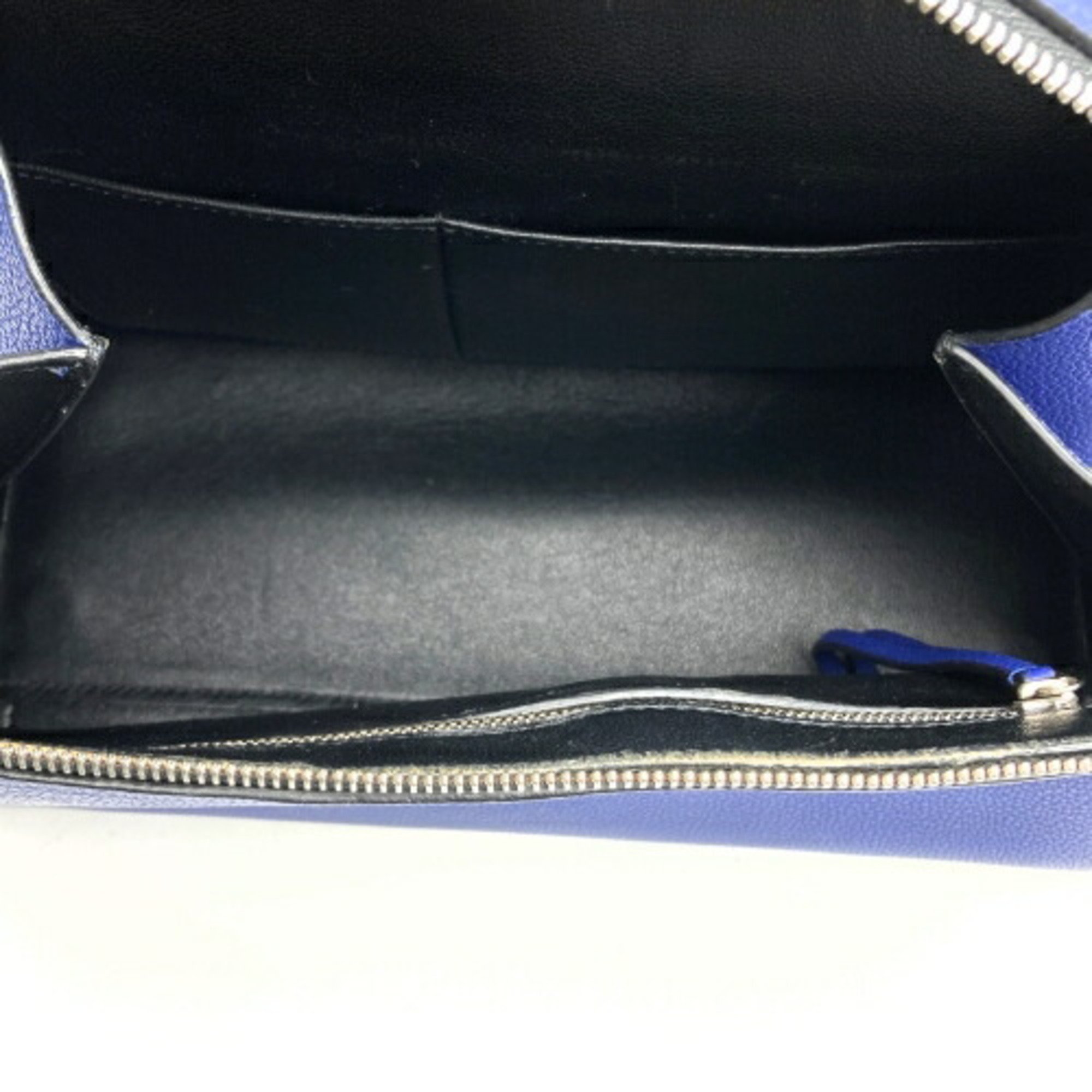 CELINE Edge Small Handbag Tote Bag Blue Leather Ladies Fashion ITIA60IM1AHE