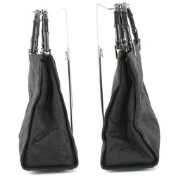 GUCCI 002・1010 2404 Handbag Bamboo Black Ladies