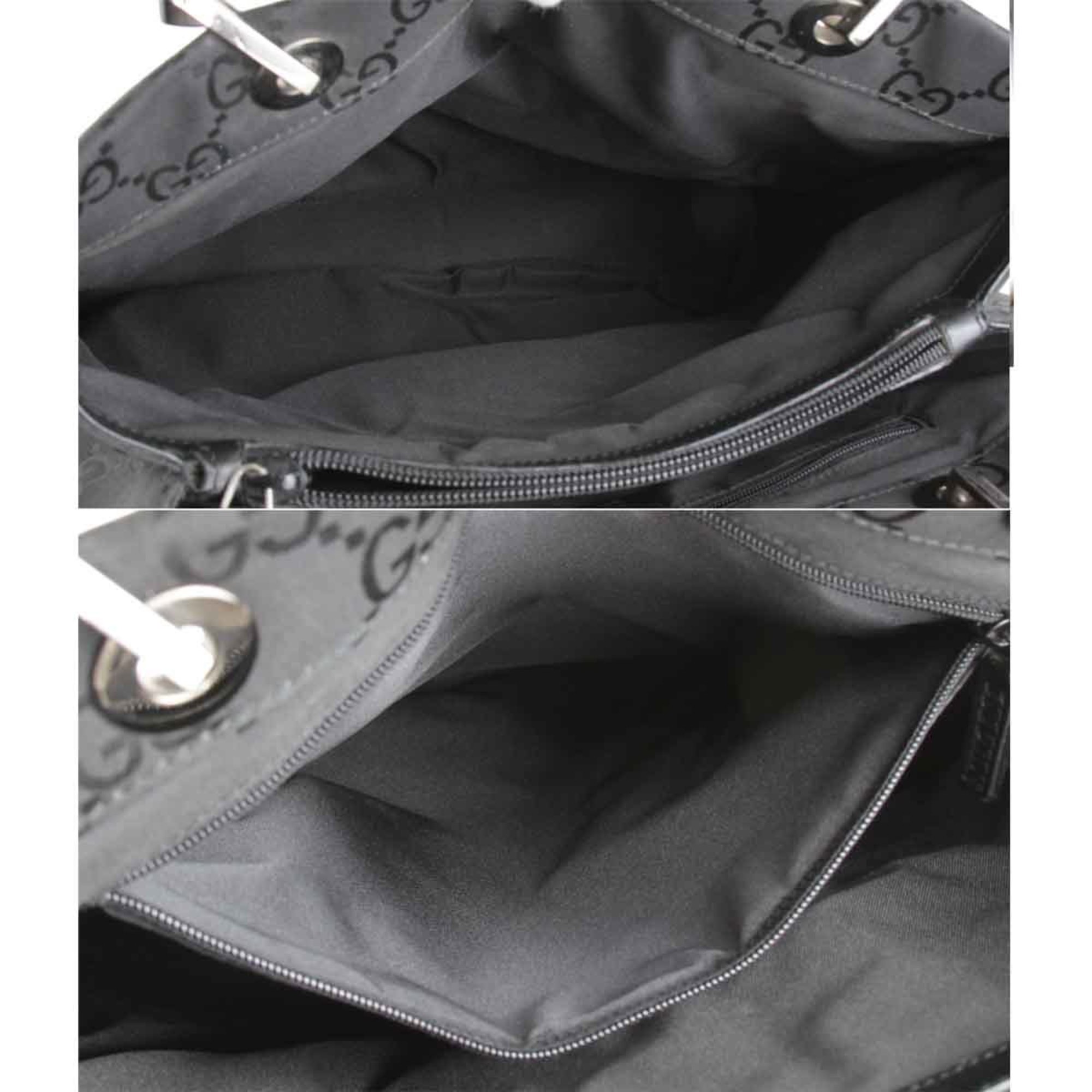 GUCCI 002・1010 2404 Handbag Bamboo Black Ladies