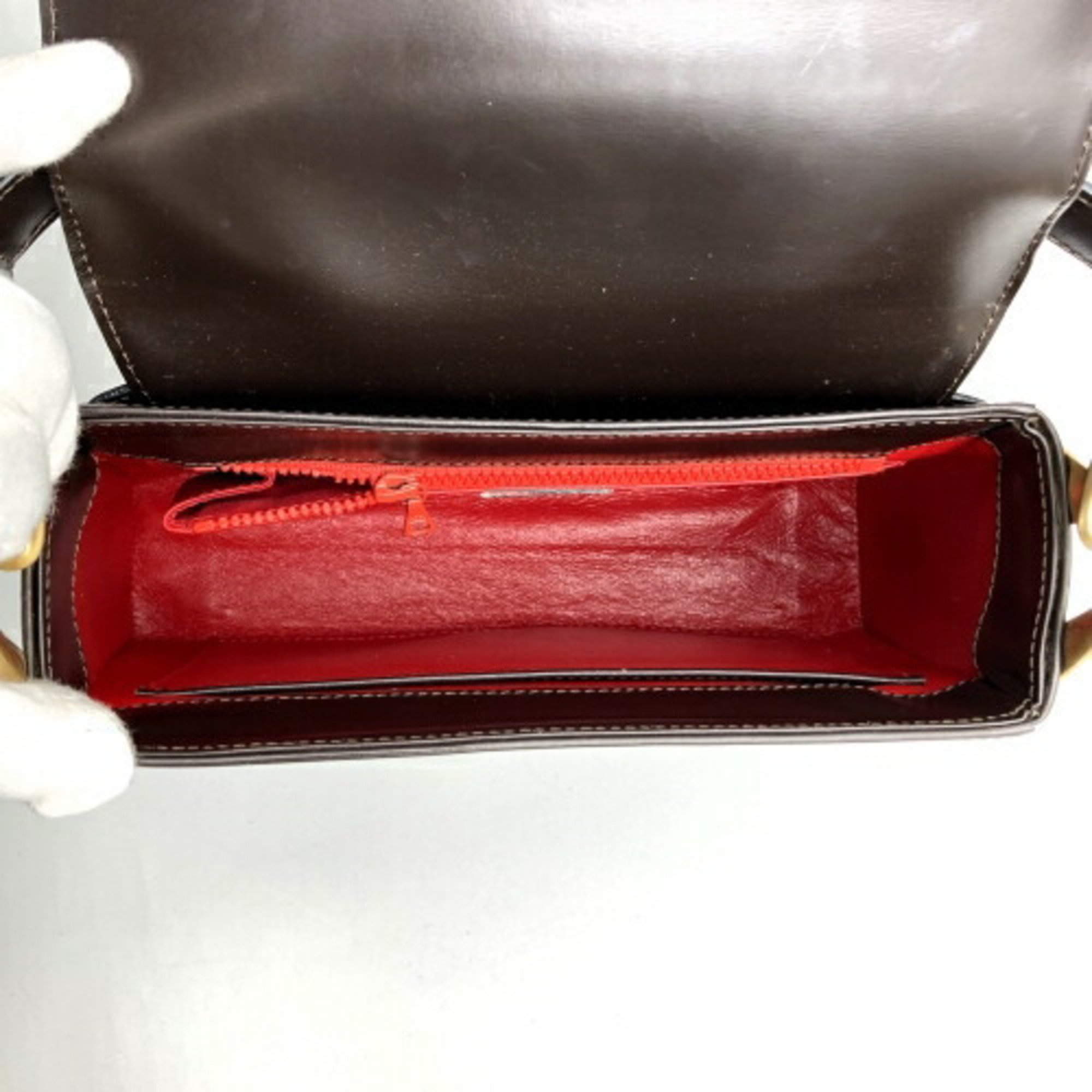 CELINE Handbag Shoulder Bag 2way Brown Leather Women's M94 ITX9AGWL36MK