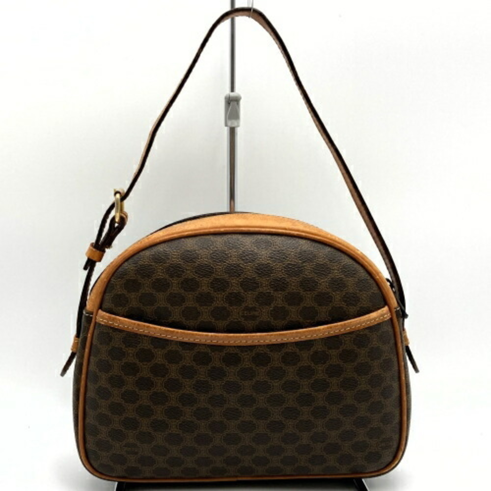 CELINE Handbag Macadam Pattern Brown Ladies Tassel F 09 ITZJYTECUIFK