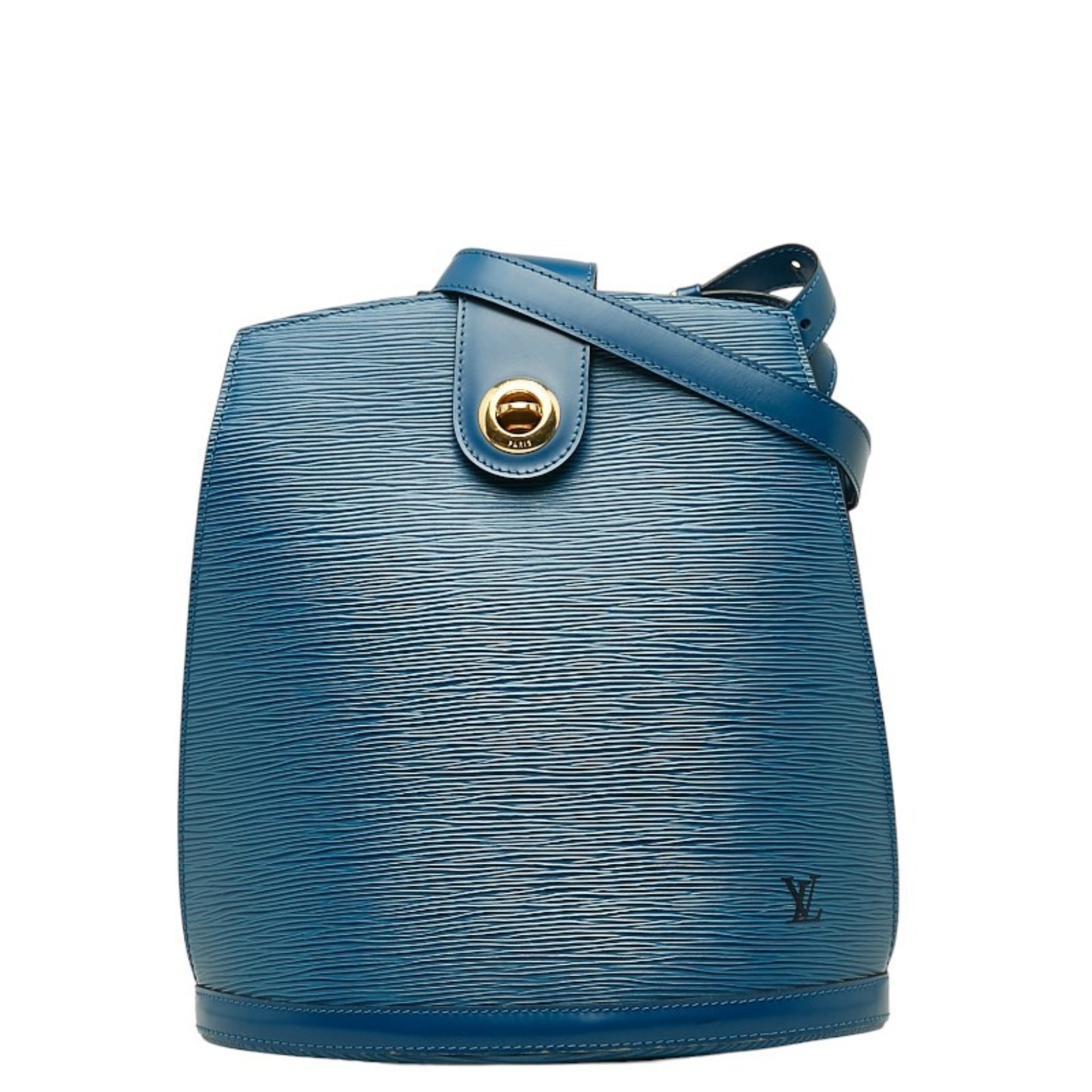 Louis Vuitton Epi Cluny Shoulder Bag M52255 Toledo Blue Leather Women's LOUIS VUITTON