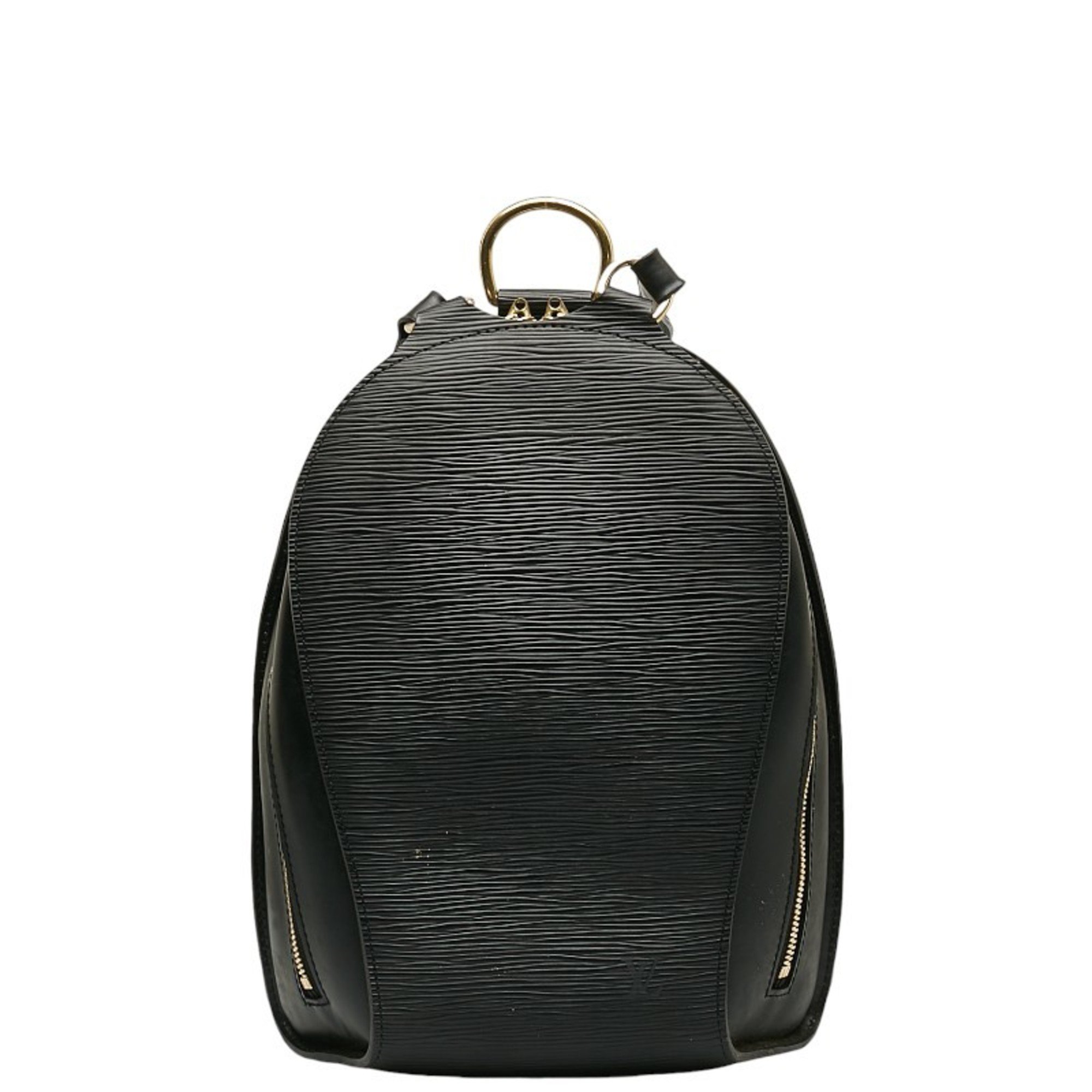 Louis Vuitton Epi Mabillon Rucksack Backpack M52232 Noir Black Leather Ladies LOUIS VUITTON