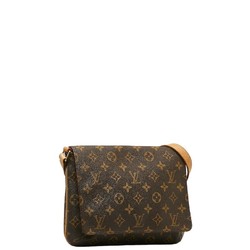 Louis Vuitton Monogram Musette Tango Short Shoulder Bag M51257 Brown PVC Leather Ladies LOUIS VUITTON