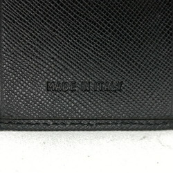 Prada key case 6 rows triangle black leather PRADA ITXGS3NLT65Y