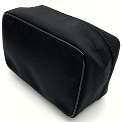 Gucci Vanity Bag Pouch Handbag Bamboo Black Nylon Leather Ladies 032・1956 GUCCI ITXP96PPXQ8H