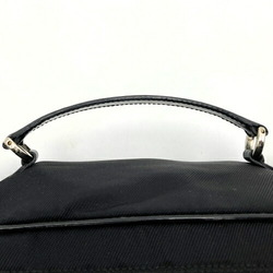 Gucci Vanity Bag Pouch Handbag Bamboo Black Nylon Leather Ladies 032・1956 GUCCI ITXP96PPXQ8H