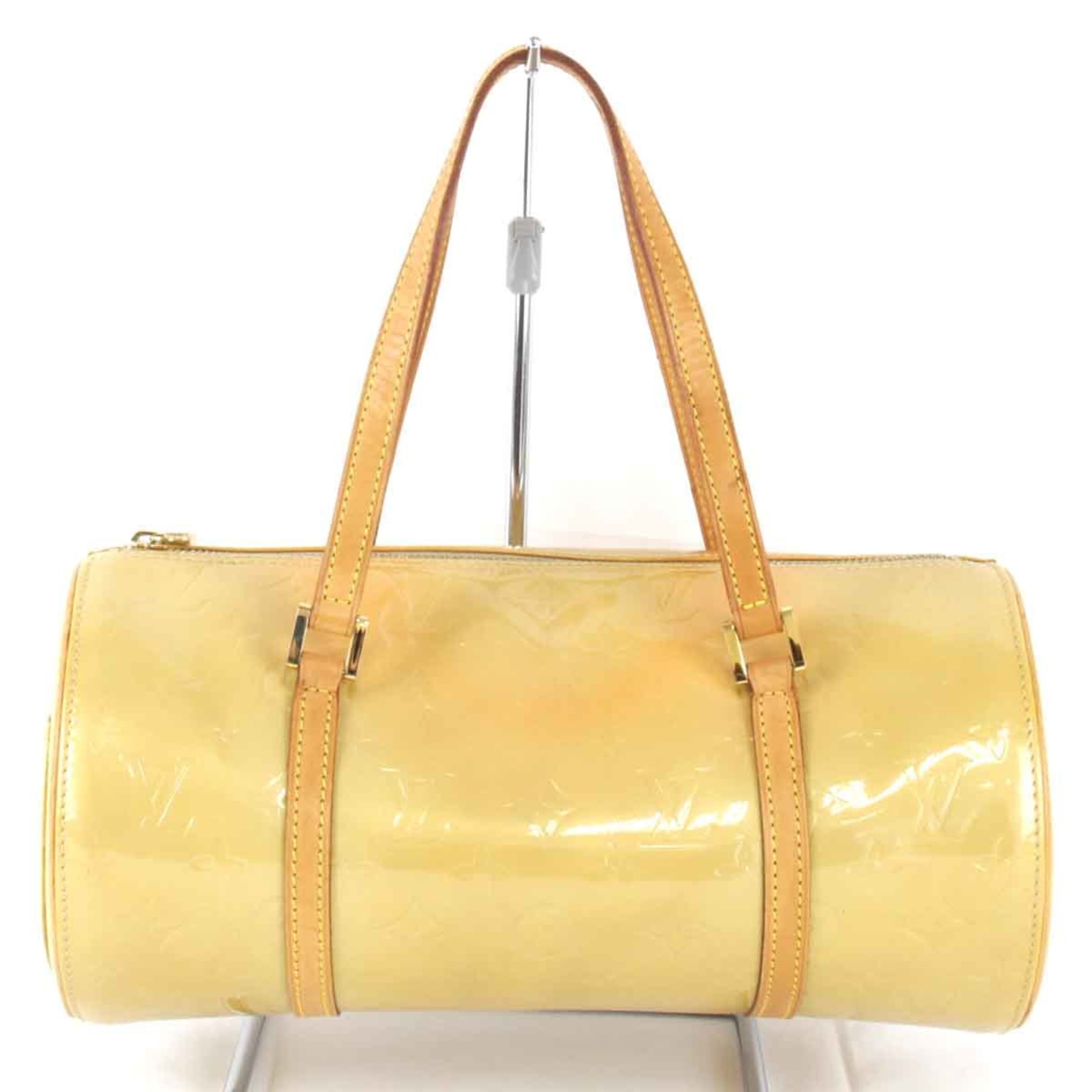 LOUIS VUITTON Bedford M91006 Handbag Vernis Yellow Ladies