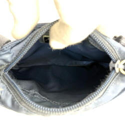 PRADA Prada B7792 Tessuto Shoulder Bag Triangular Plate Gray Blue Nylon Ladies Women's ITV4CZ0JYGWI