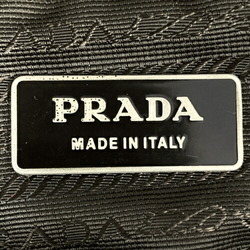 PRADA Prada shoulder bag beige nylon triangular plate women's ITVA5RGETSN6