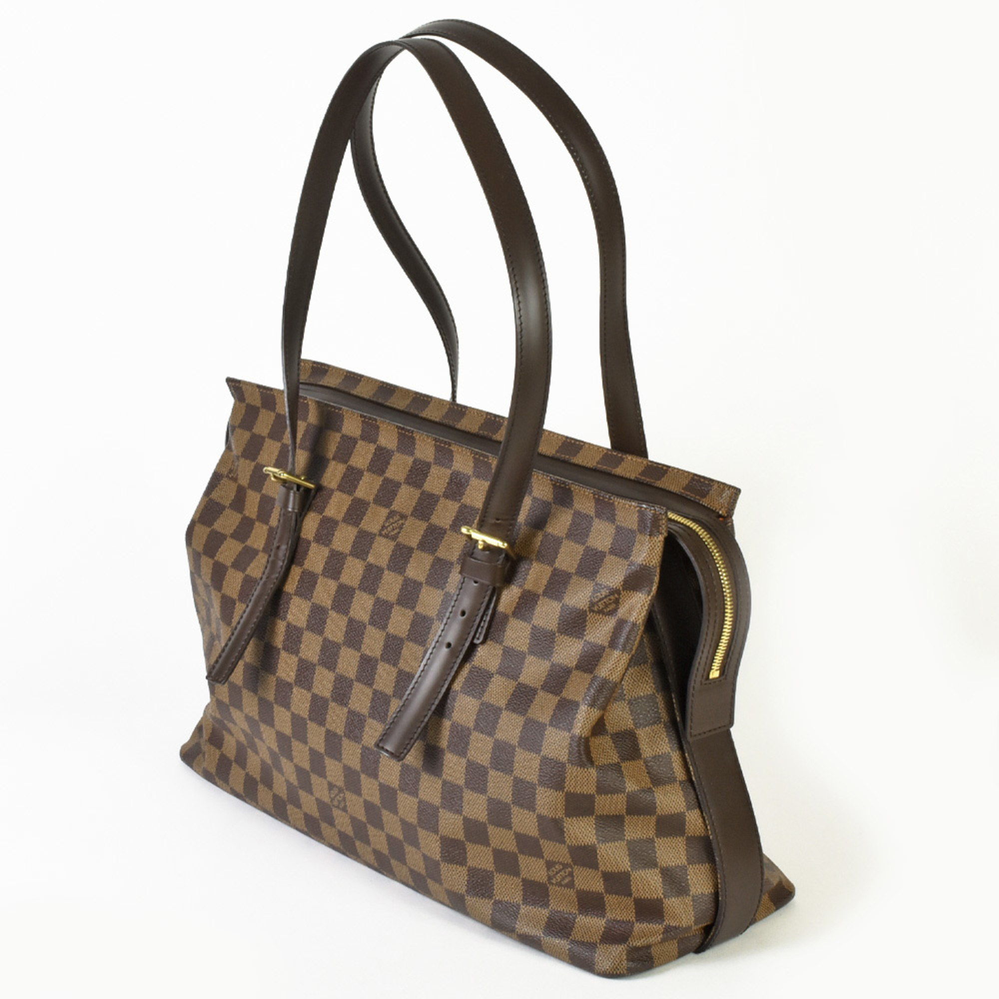 LOUIS VUITTON Chelsea Tote Bag Damier Ebene N51119 TH0065