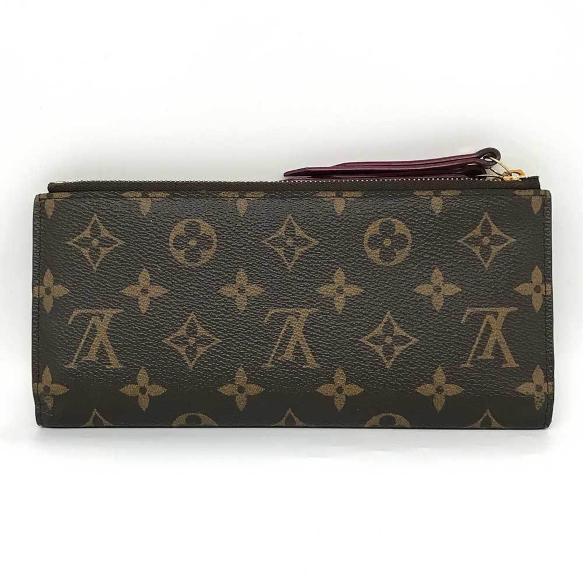 Louis Vuitton Portefeuille Adele Monogram M61269 LOUIS VUITTON Double Long Wallet Folding