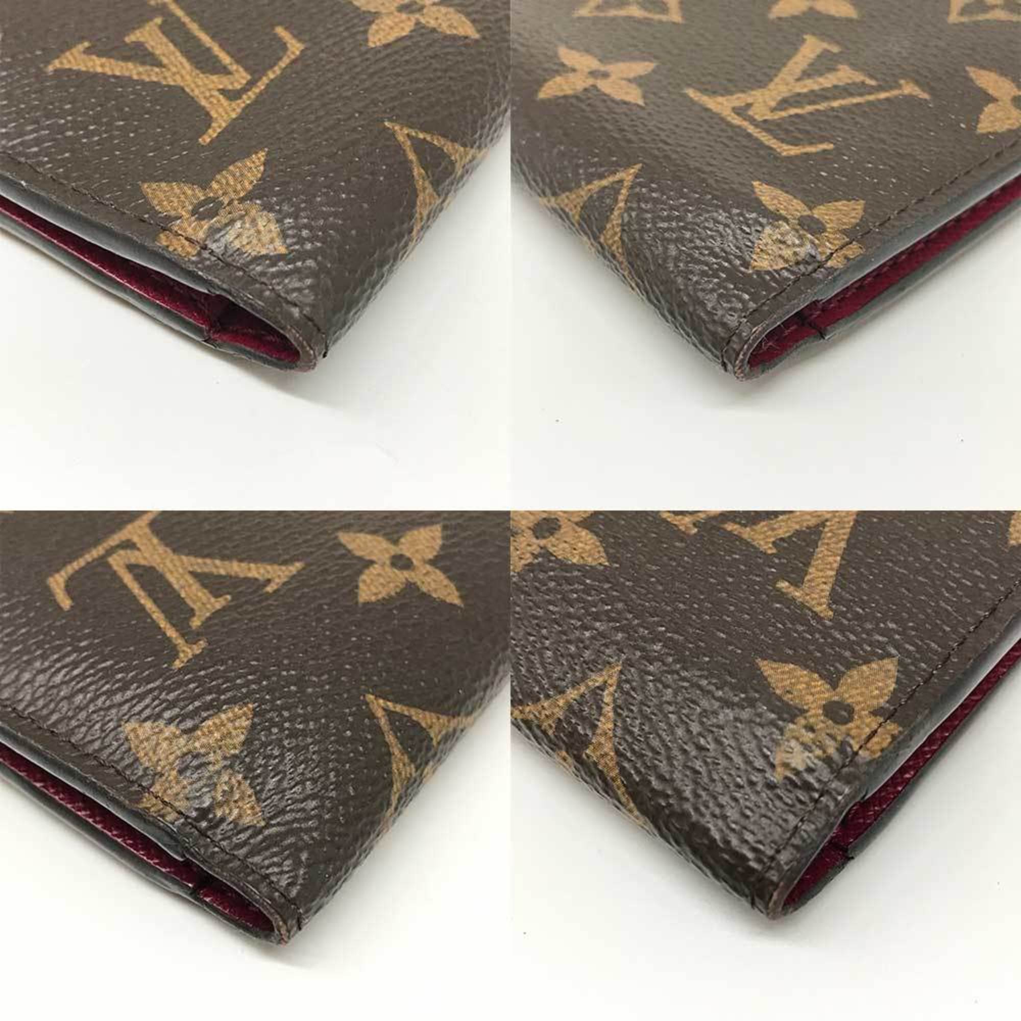 Louis Vuitton Portefeuille Adele Monogram M61269 LOUIS VUITTON Double Long Wallet Folding