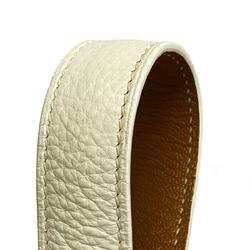 Hermes Handbag Picotin PM □I Stamp Taurillon Clemence Chevre Gold White Women's