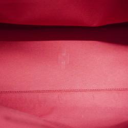 Gucci Tote Bag GG Supreme 91249 Leather Beige Pink Women's