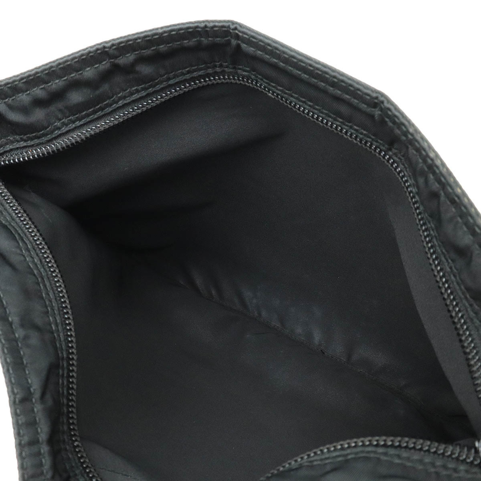 PRADA Prada shoulder bag nylon leather NERO black B7338