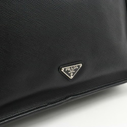 PRADA Prada SAFFIANO shoulder bag leather NERO black VA0982
